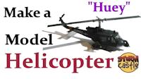 Model Huey Helicopter