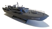 a Plastic Model PT Boat