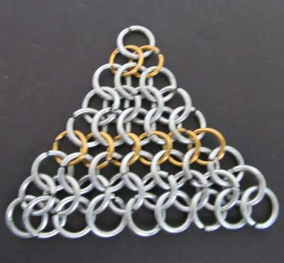 Chainmail pizza slice