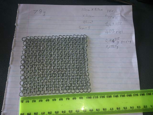 A swatch of chainmail