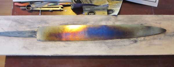 Knife Tempering Color Chart