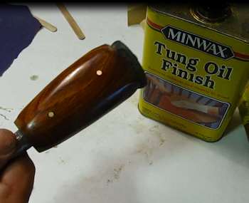 Apply tung oil