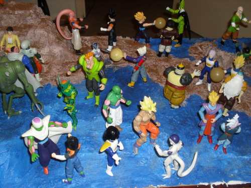 Dragonball Z diorama completed