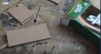 The cardboard base