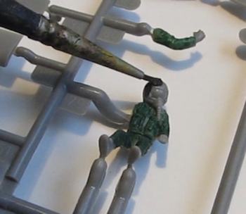 Painting on the sprue