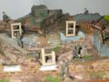 The Churchill and Cottage Ruin Diorama 