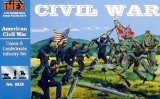 Union-Confederate Infantry Set Civil War Figures by Imex