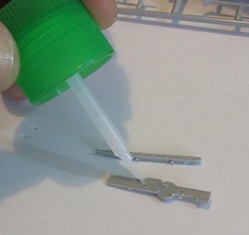 Glue parts together