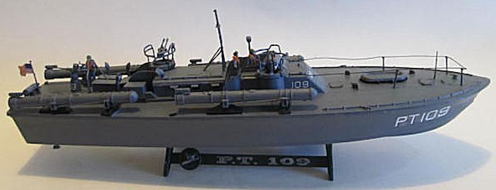 The completed PT boat