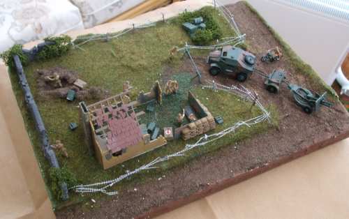 Ww II Diorama  Quad tractor