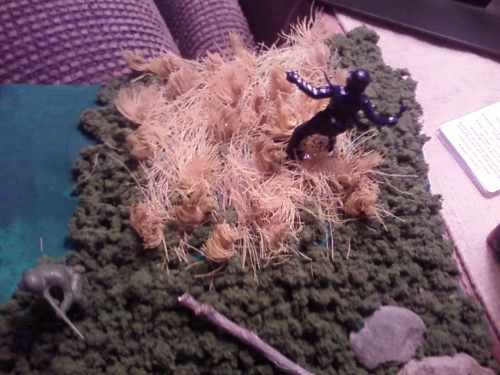 Grass in the diorama