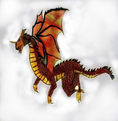A Drawing of a dragon using Photoshop