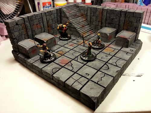 A dungeon section