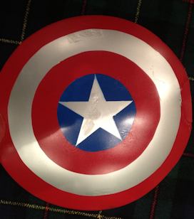 The captain america shield