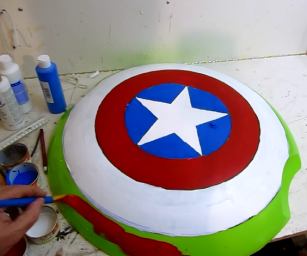 Painting the shield