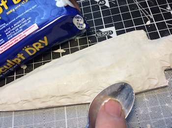Add air dry clay