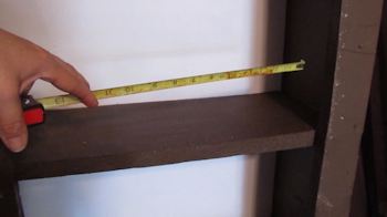 Measure the shelf