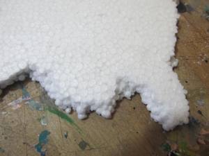 pebbled foam