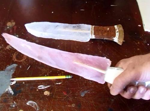 The completed Ice Dagger