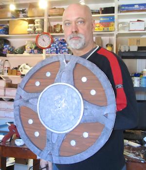 Holding the shield