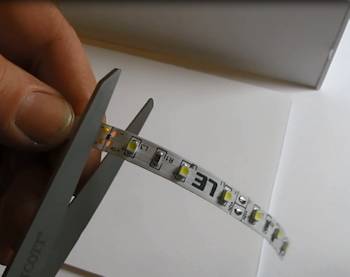 cutting the led strips