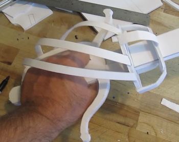 Three hand guards in place