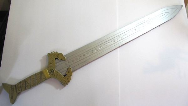 The completed sword 