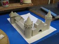Make a castle out of clay