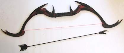 a Daedric Bow and Arrow 