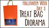 Trick or treat diorama bag