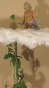 Jack and the beanstalk diorama