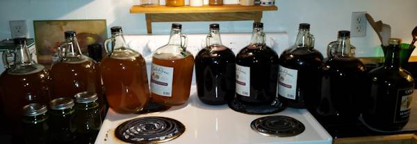 9 batches of mead