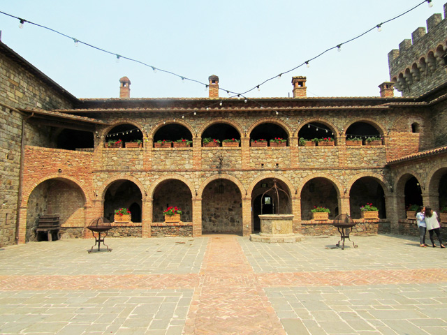 The courtyard