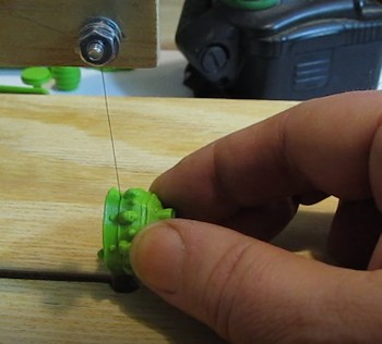 CUtting the parts with a hot wire foam cutter