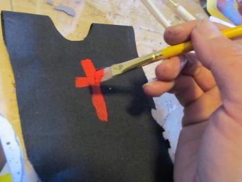 Painting on the cross