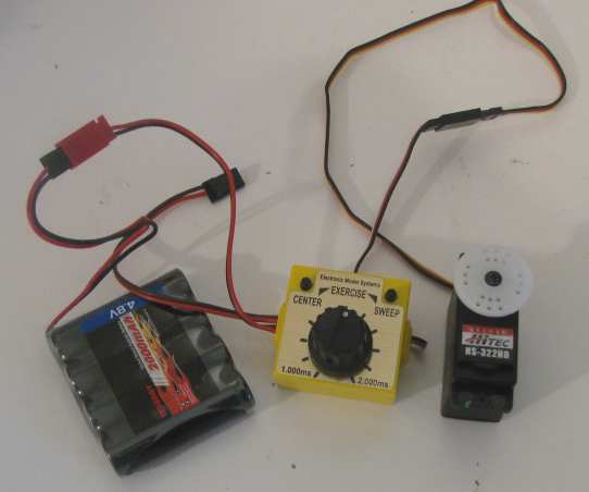 Servo, driver and battery pack