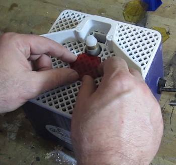 Using a diamond grinder
