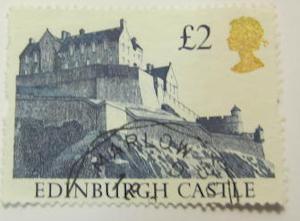 Edinburgh castle stamp