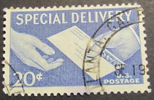 A special delivery stamp