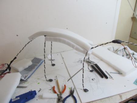 Start foam on the armature