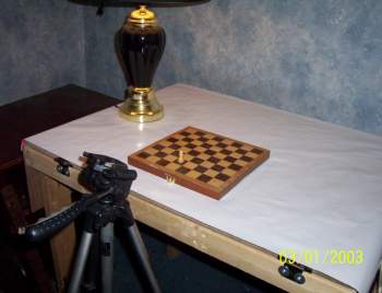 chessboard set up 