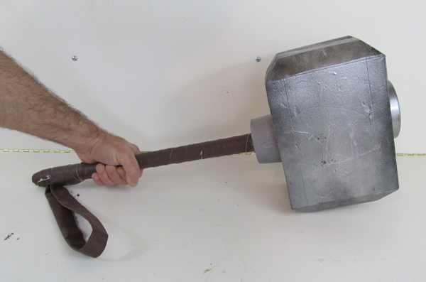The completed hammer of thor