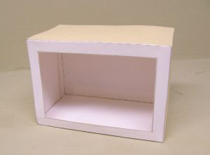 Empty, Printable Diorama box