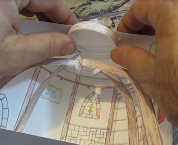 Glue ring to roof