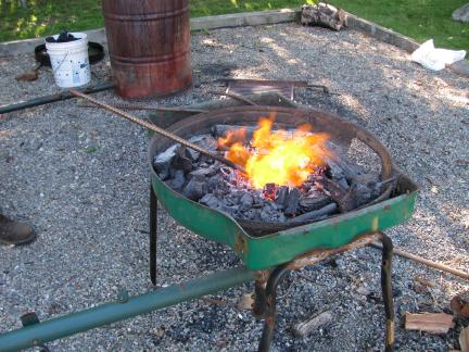 A home made forge