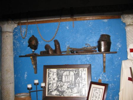A castle blacksmith shop