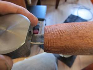 Fitting the pommel