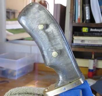You can see the damascus pattern