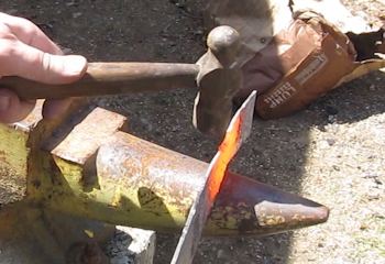 Use a smaller hammer