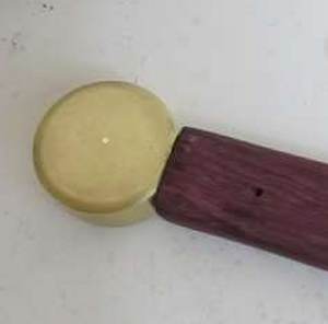 The completed pommel